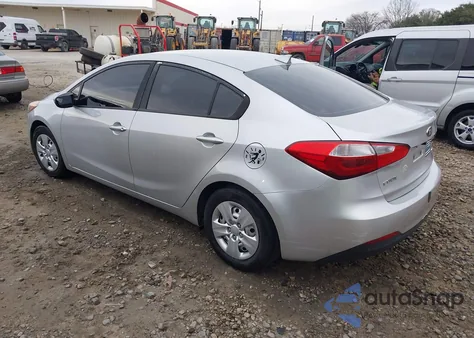 2016 Kia Forte Lx из США, поврежденный, VIN KNAFK4A6XG5592077